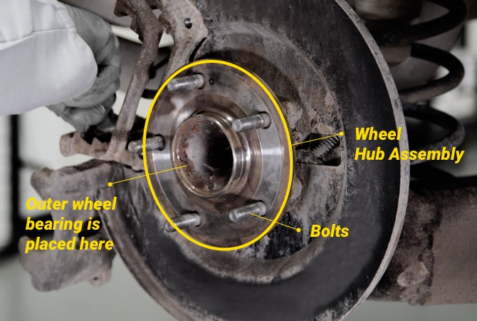 Lawn Mower Tire-Tire and Hub Assembly