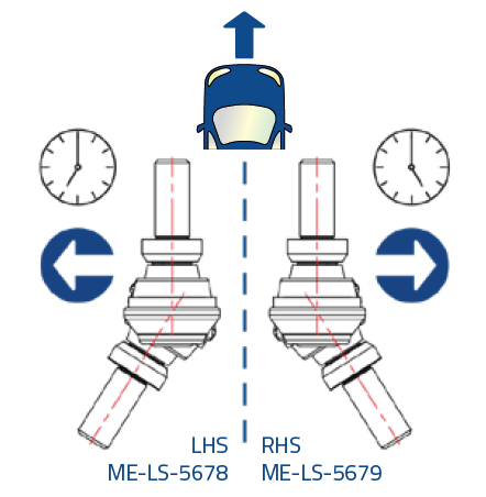 MOOG - Łączniki Stabilizatorów - ME-LS-5678/5679 MOOG - Łączniki Stabilizatorów - ME-LS-5678/5679