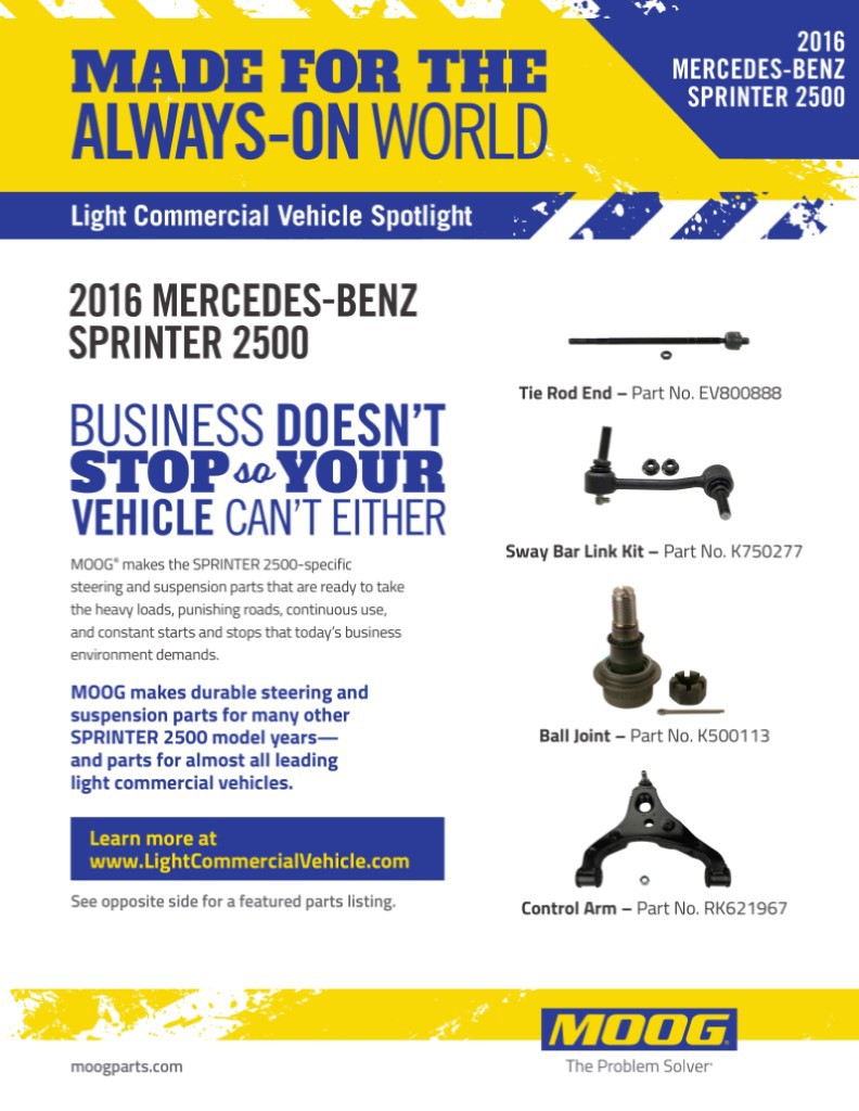 2016 Mercedes-Benz Sprinter 2500 Application Spotlight PDF cover image