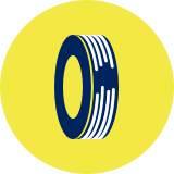 Tire icon.