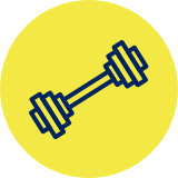 CV Joint Icon on Yellow Background CV Joint Icon on Yellow Background