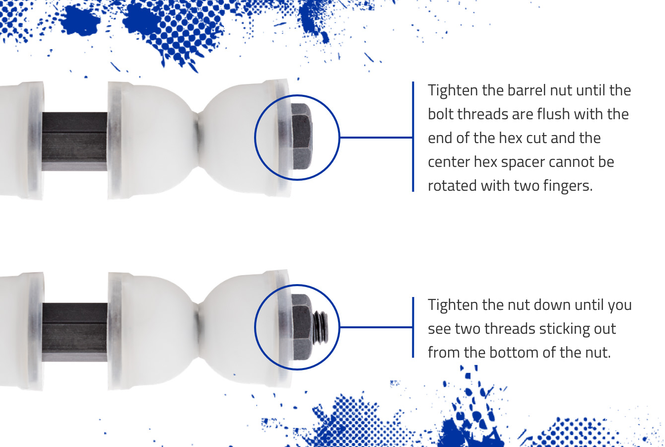 Tips for installing sway bar link Tips for installing sway bar link