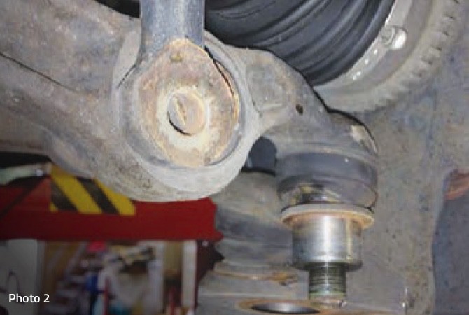 Outer Tie Rod deflection