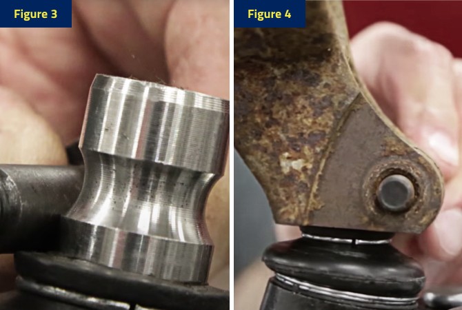 pinch-bolt-style-ball-joint-installation-tip-2 Ball joint installation - proper placement of pinch bolt.