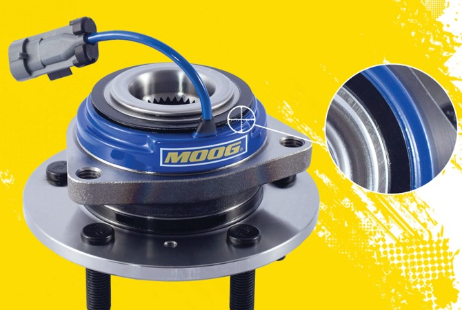 moog-hub-assembly-primary-outboard-inboard-seals MOOG hub assembly with callout on inboard and outboard seal